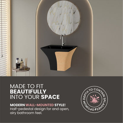 Designer One Piece Half Basin (Cubix 40)