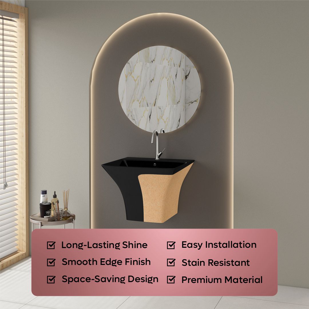 Designer One Piece Half Basin (Cubix 40)