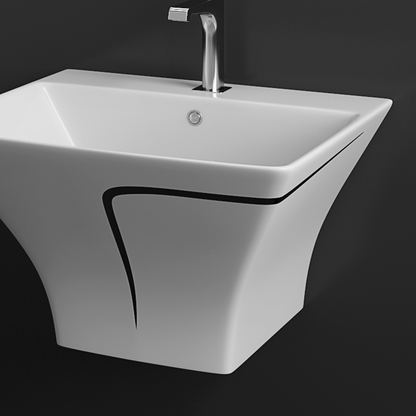 Designer One Piece Half Basin (Cubix 41)