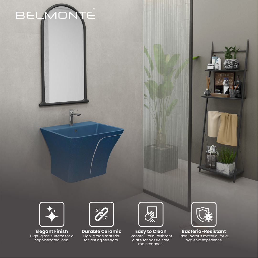 Designer One Piece Half Basin (Cubix 52)