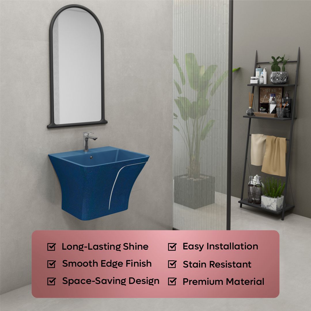 Designer One Piece Half Basin (Cubix 52)