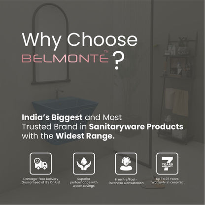 Designer One Piece Half Basin (Cubix 52)