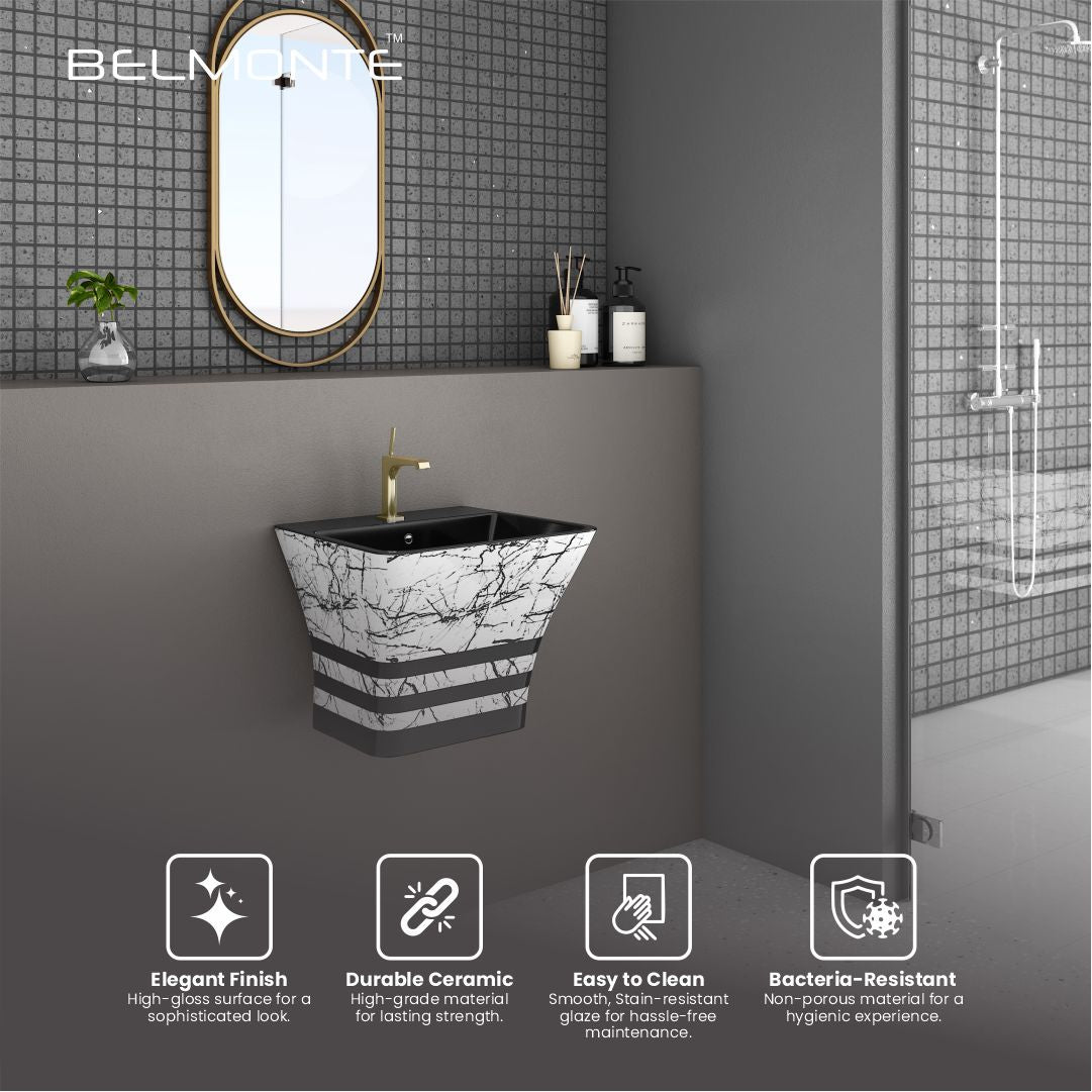 Designer One Piece Half Basin (Cubix 56)