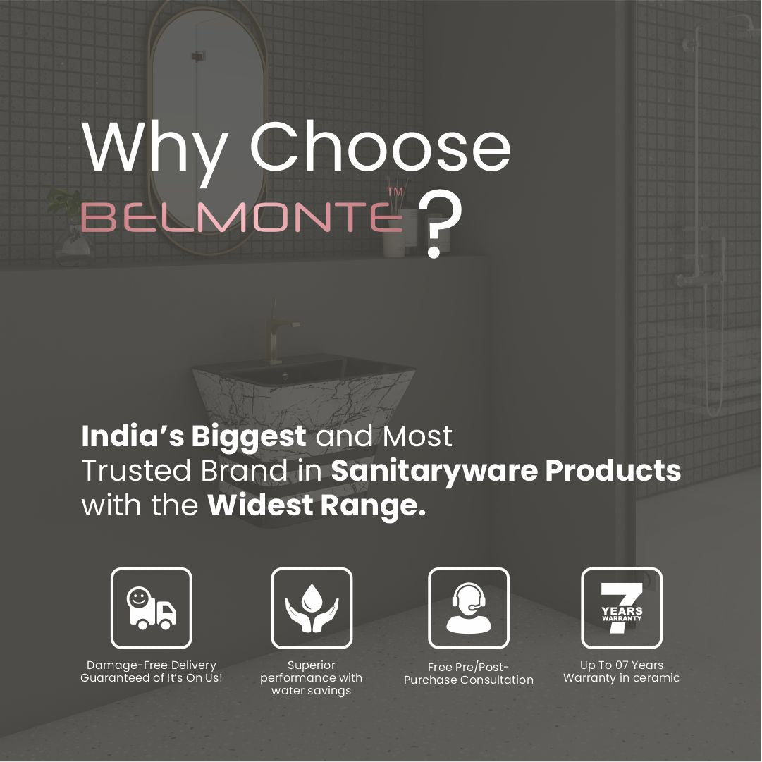 Designer One Piece Half Basin (Cubix 56)