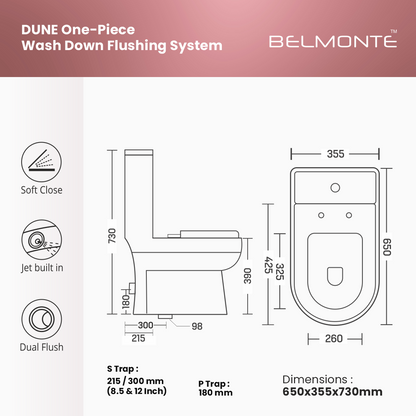 Ceramic Western Toilet (Dune)