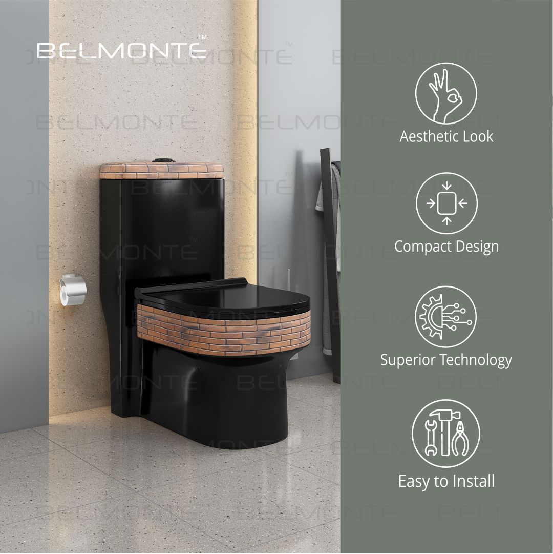 Designer One Piece Water Closet (Dune OP BB08)