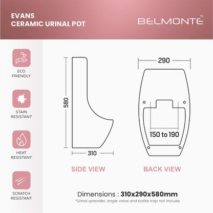Urinal (Evans - Black)