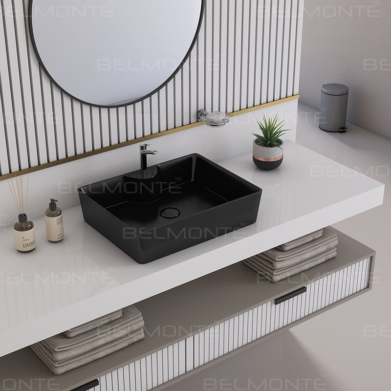 Black Table Top Basin (Fusion)