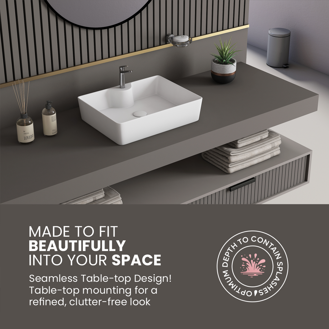 Ceramic Table Top Basin (Fusion)