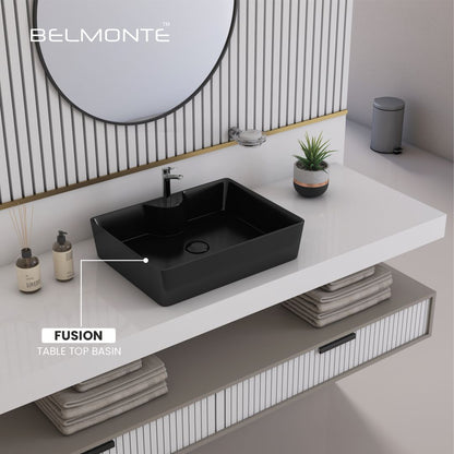 Black Table Top Basin (Fusion)