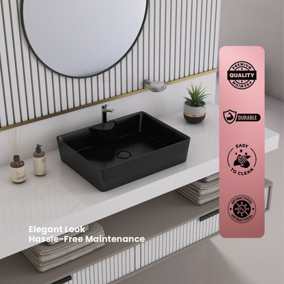 Black Table Top Basin (Fusion)