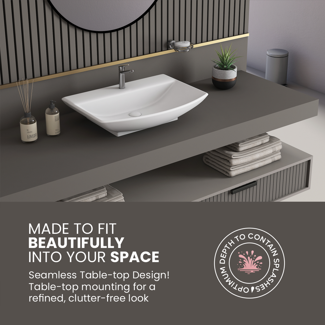 Ceramic Table Top Basin (Gloria)