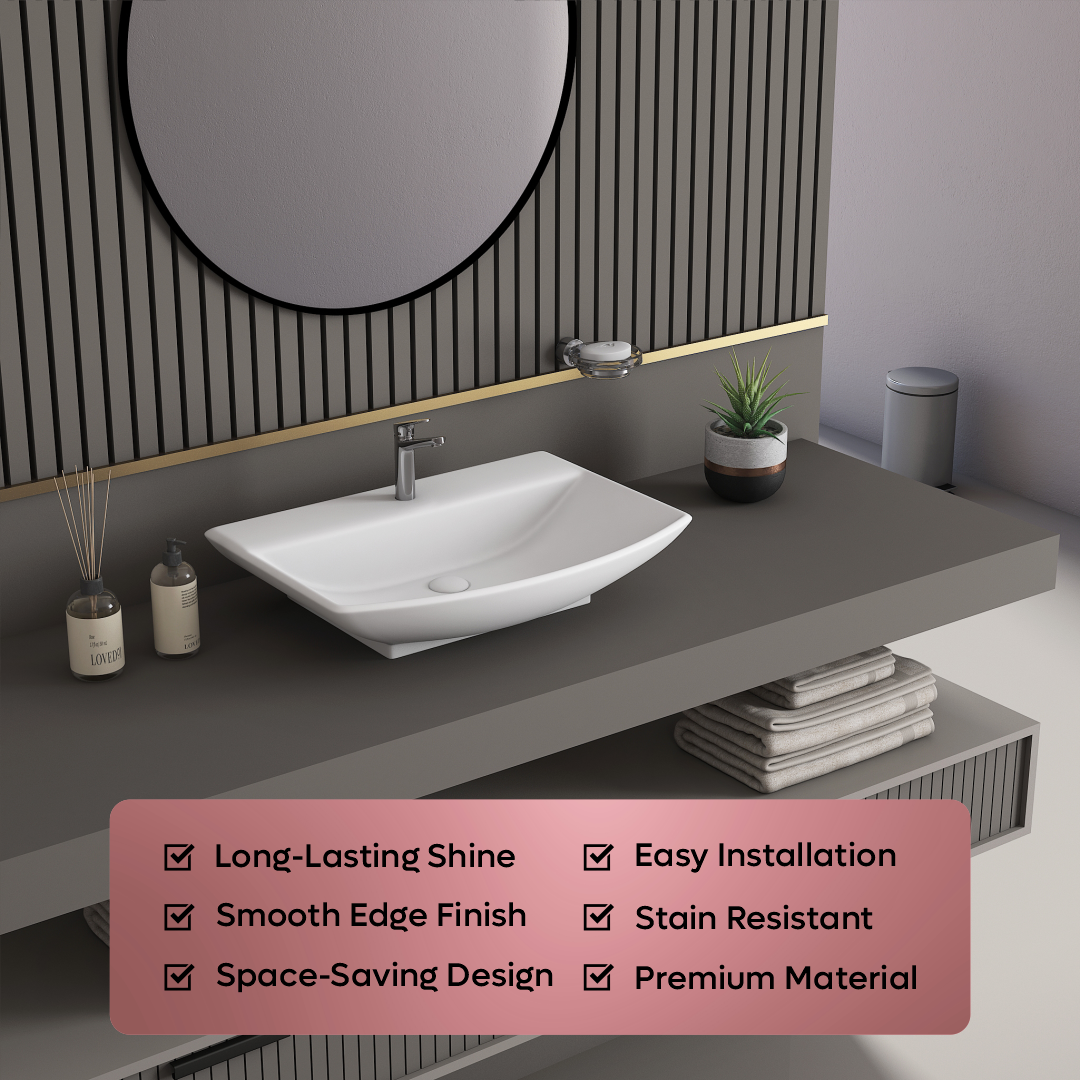 Ceramic Table Top Basin (Gloria)