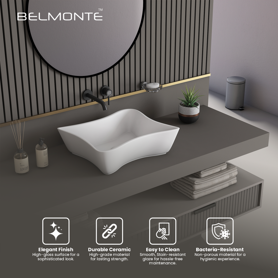 Ceramic Counter Top Basin Small Size (Gracy)