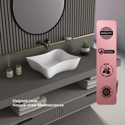 Ceramic Counter Top Basin Small Size (Gracy)