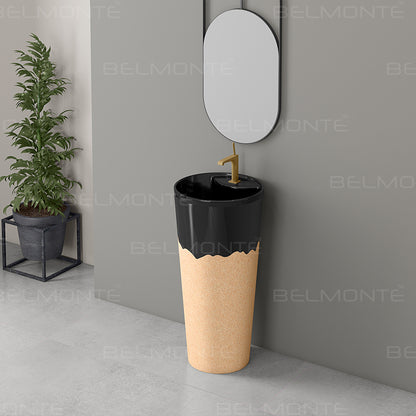 Designer One Piece Basin (Jeker W/B 03)