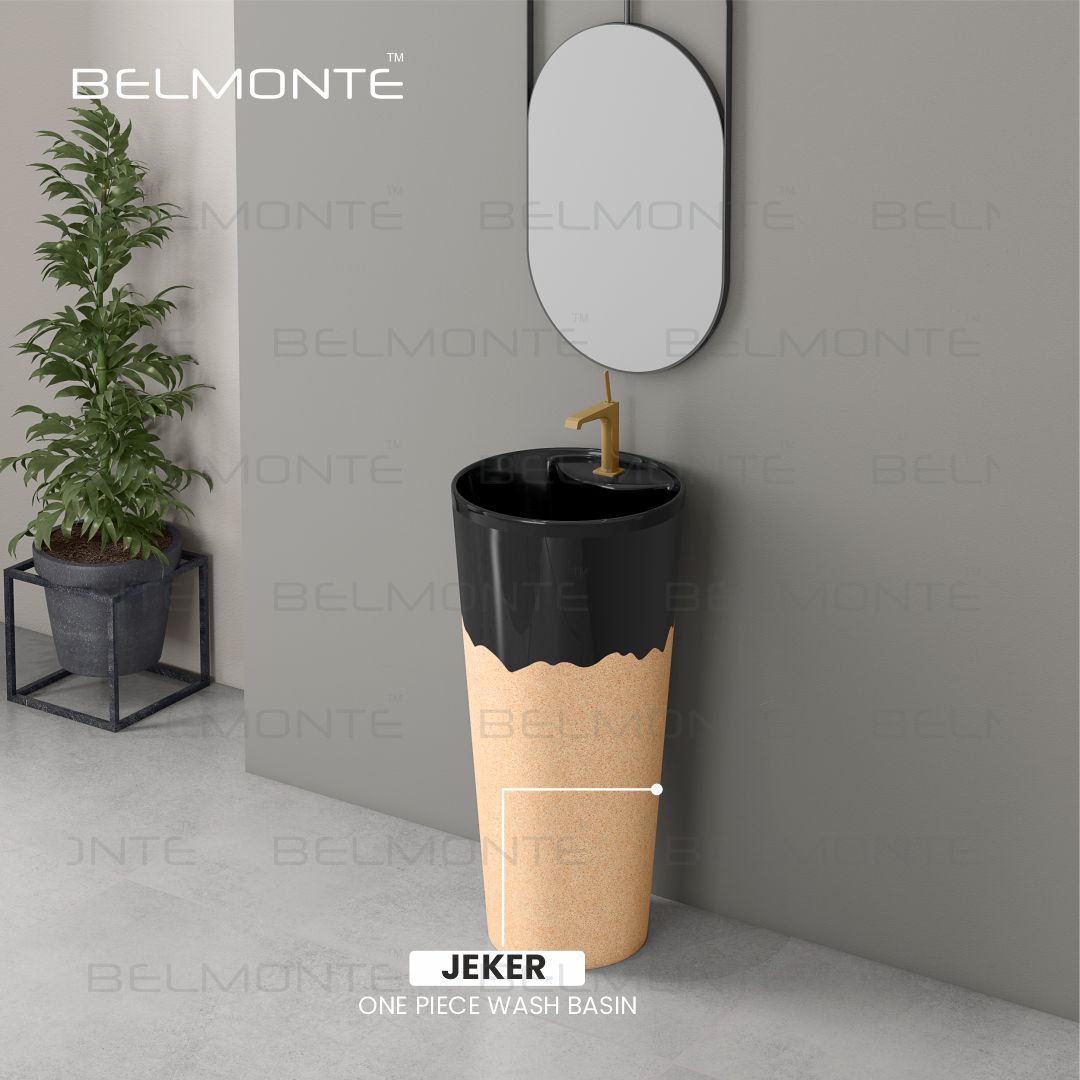 Designer One Piece Basin (Jeker W/B 03)