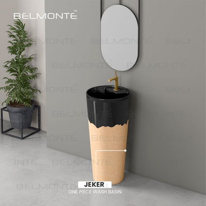 Designer One Piece Basin (Jeker W/B 03)