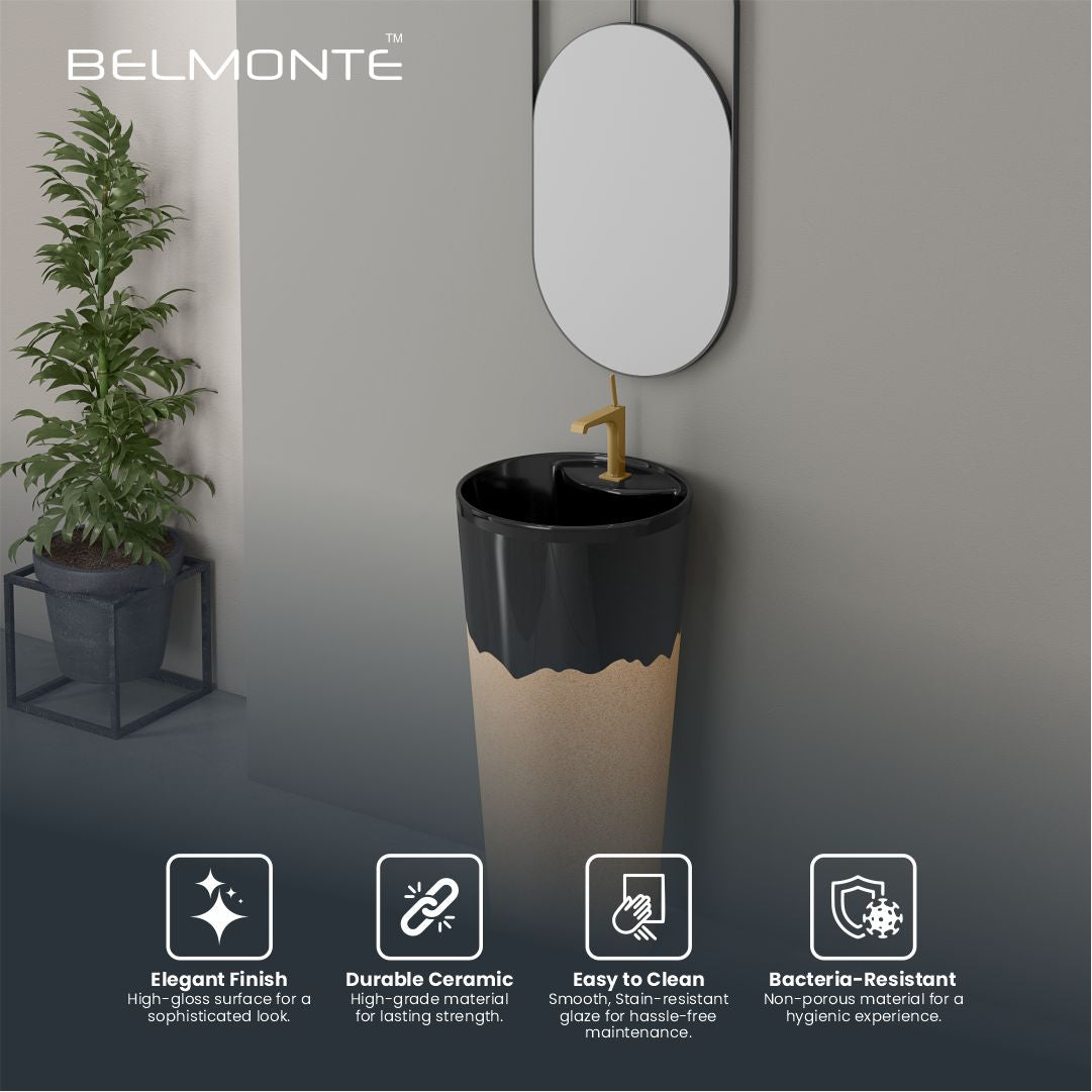 Designer One Piece Basin (Jeker W/B 03)