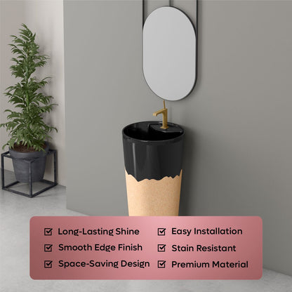 Designer One Piece Basin (Jeker W/B 03)