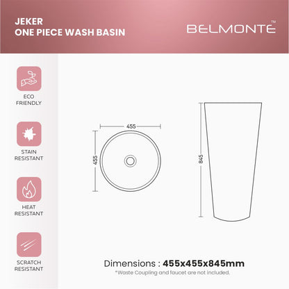 Designer One Piece Basin (Jeker WB03)