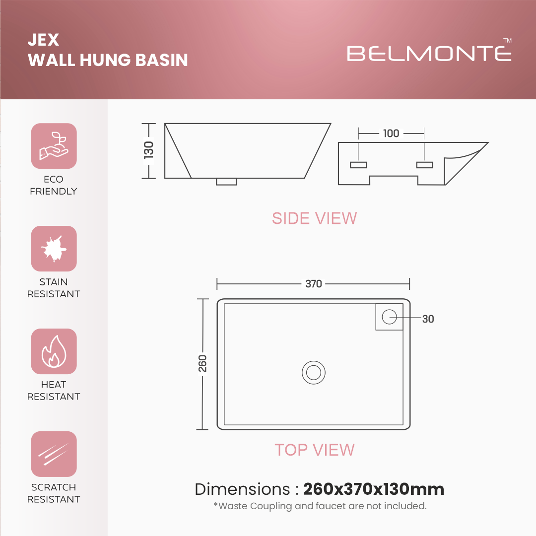 Wall Mounted Wash Basin (Jex)