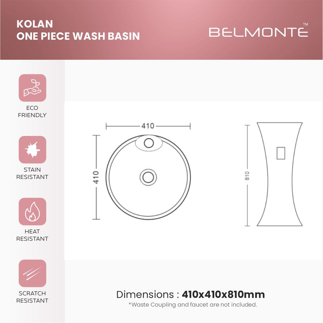 Designer One Piece Basin (Kolan 08)