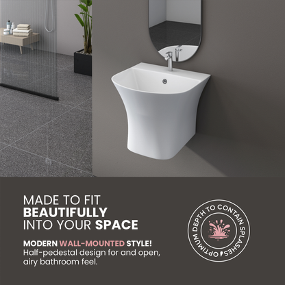 Wall Hung Half Basin (Kubica)