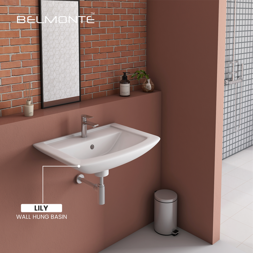 Wall Mounted Wash Basin (Lily)