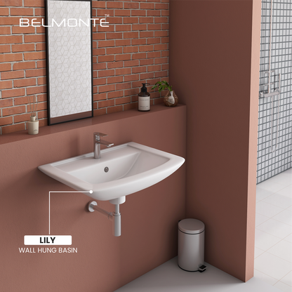 Wall Mounted Wash Basin (Lily)