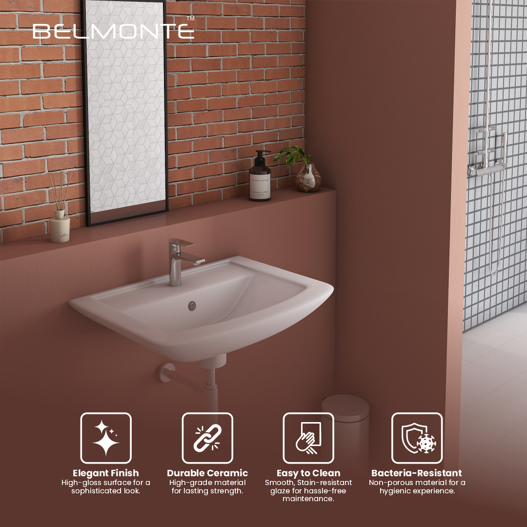 Wall Mounted Wash Basin (Lily)