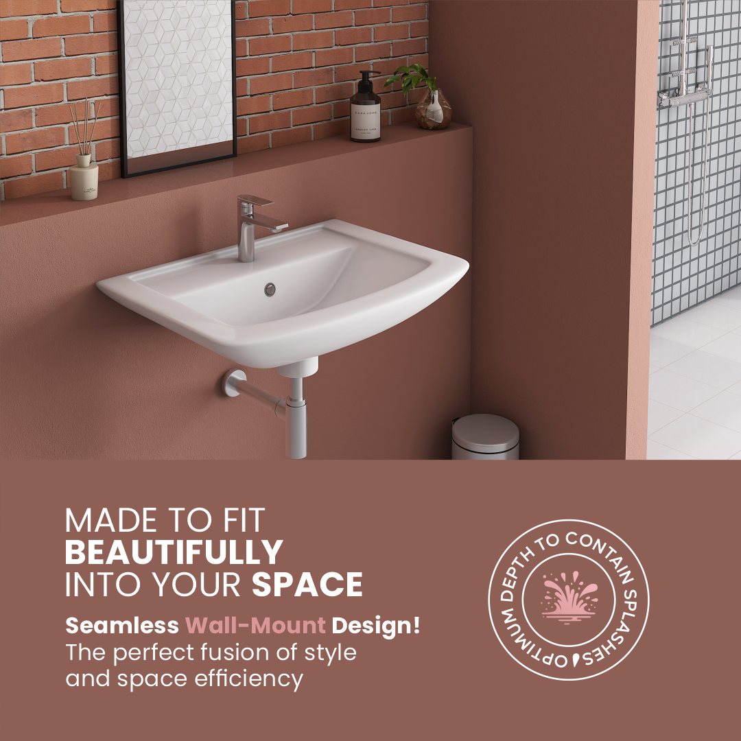 Wall Mounted Wash Basin (Lily)