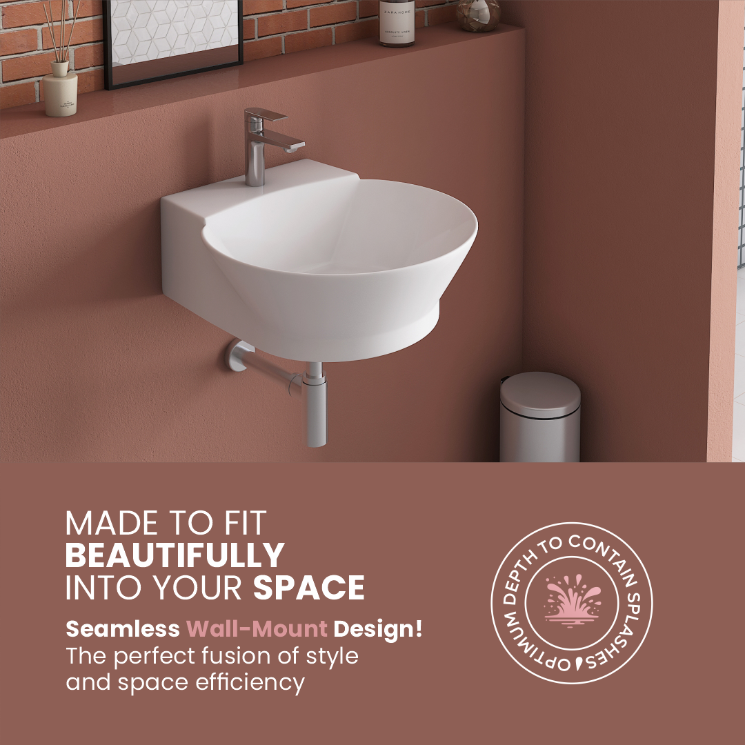 Wall Mounted Wash Basin (Liva)