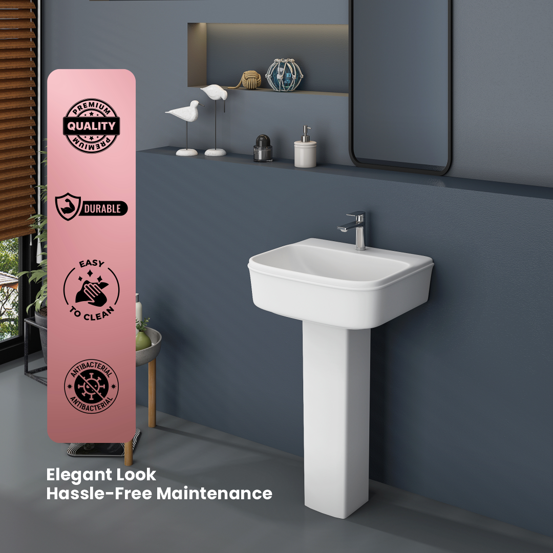 Ceramic Basin Pedestal Set (Martiz)