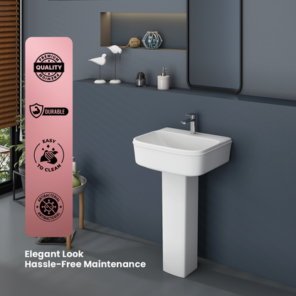 Ceramic Basin Pedestal Set (Martiz)