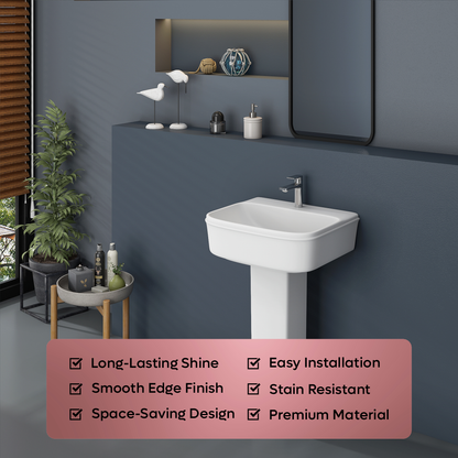 Ceramic Basin Pedestal Set (Martiz)