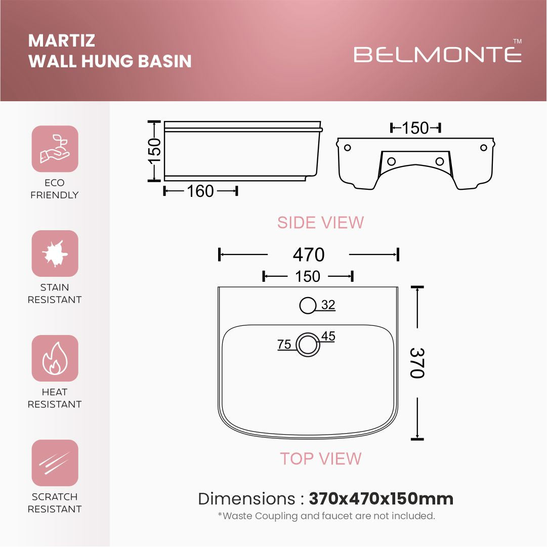 Black Wash Basin (Martiz)