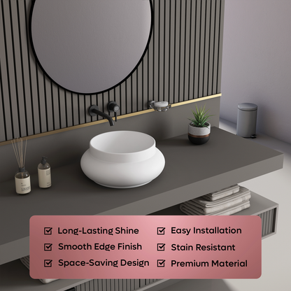 Ceramic Table Top Basin (Matuki)