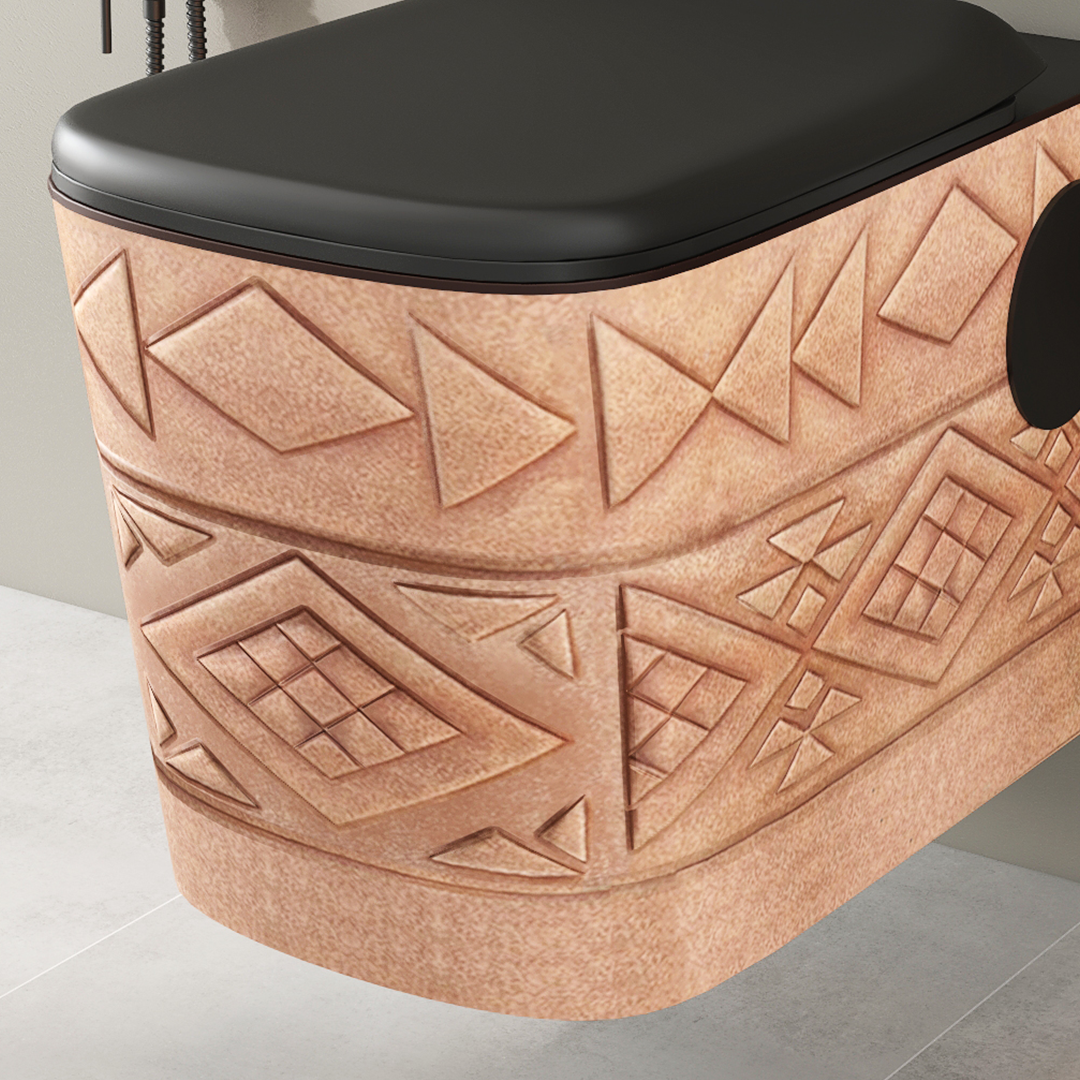 Designer Western Commode (Moon WH 43)