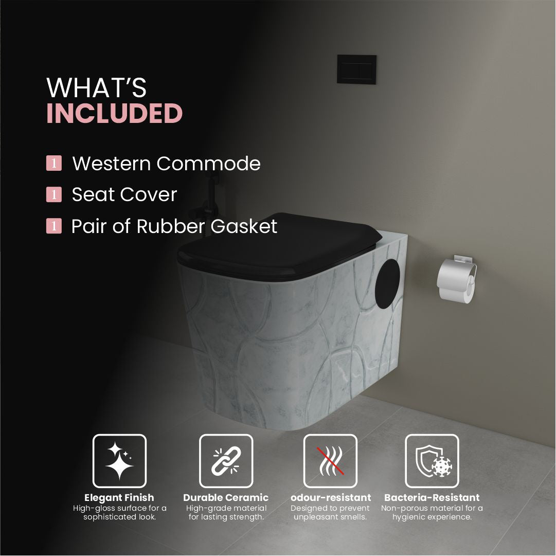 Designer Western Commode (Moon WH 13)