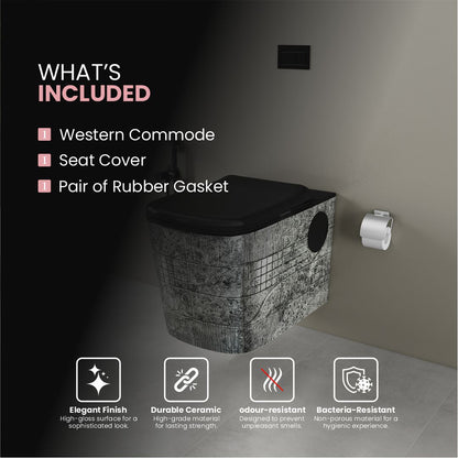 Designer Western Commode (Moon WH 17)