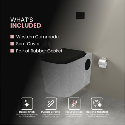 Designer Western Commode (Moon WH 18)