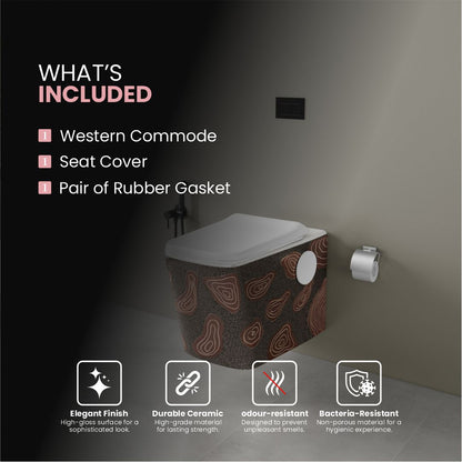Designer Western Commode (Moon WH 02)