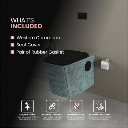 Designer Western Commode (Moon WH 27)