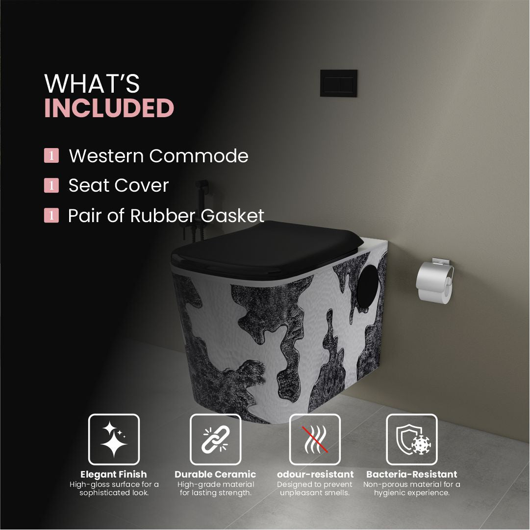 Designer Western Commode (Moon WH 03)