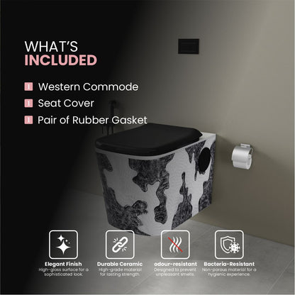 Designer Western Commode (Moon WH 03)