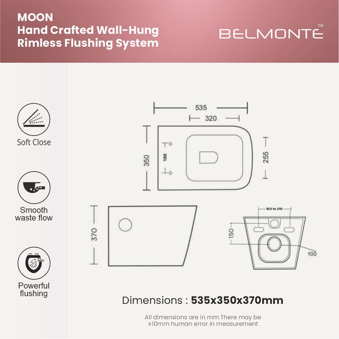 Designer Western Commode (Moon WH 35)