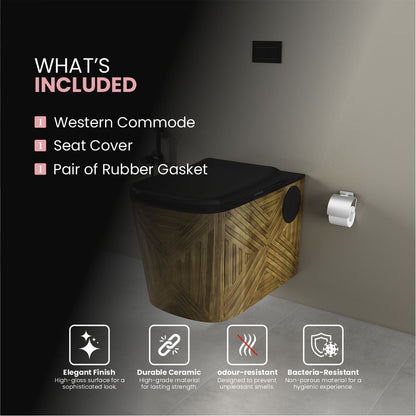 Designer Western Commode (Moon WH 36)