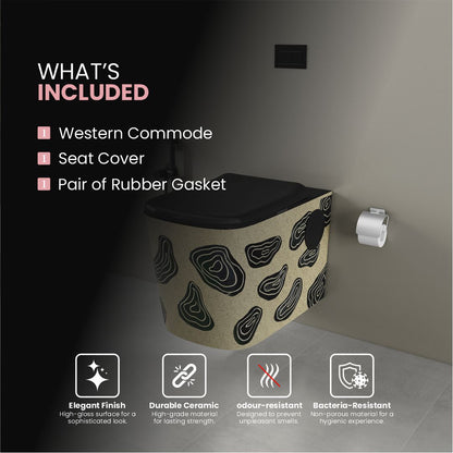 Designer Western Commode (Moon WH 38)