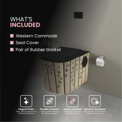 Designer Western Commode (Moon WH 39)